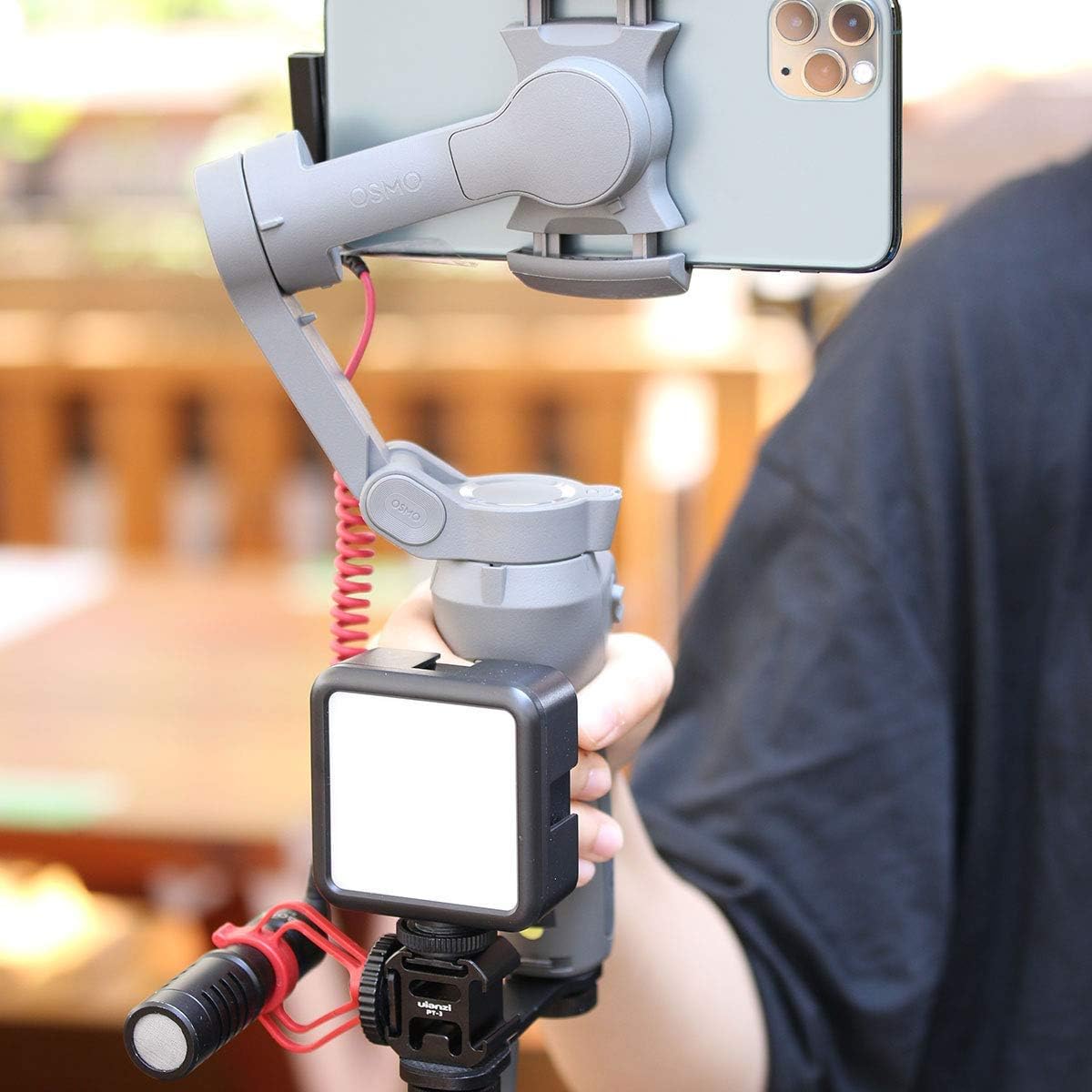 Ulanzi PT-3 Gimble Mic Extention + cold shoe Mount