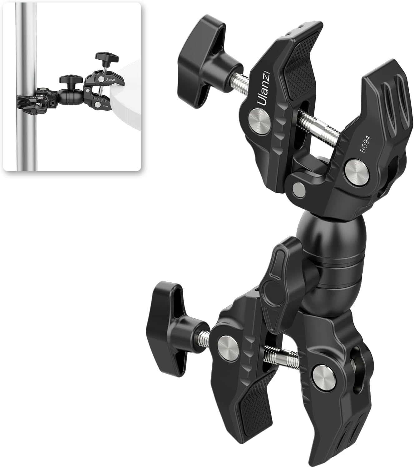 Ulanzi R096 Clamp Mount with Mini Ball Head
