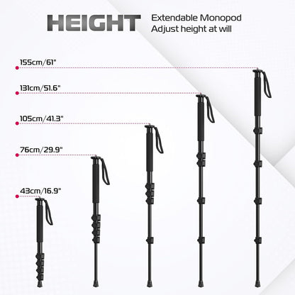 Ulanzi TB12 Monopod 1.5 meter
