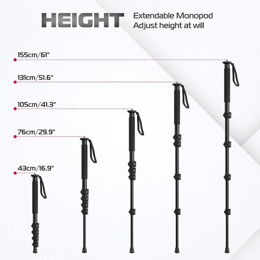 Ulanzi TB12 Monopod 1.5 meter
