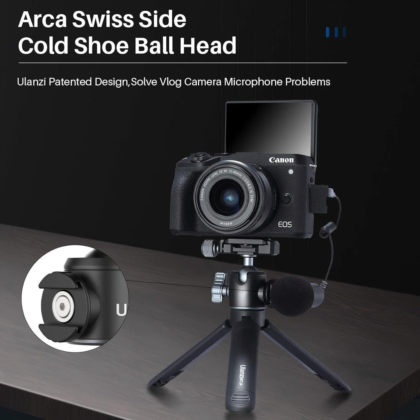 Ulanzi U-80L mini Ball Head with Arca Swiss Side