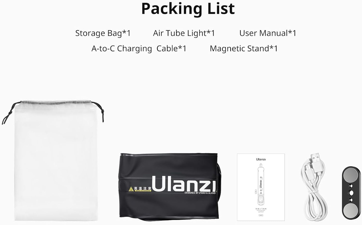 Ulanzi UA12 Portable Air Tube Light (12W)