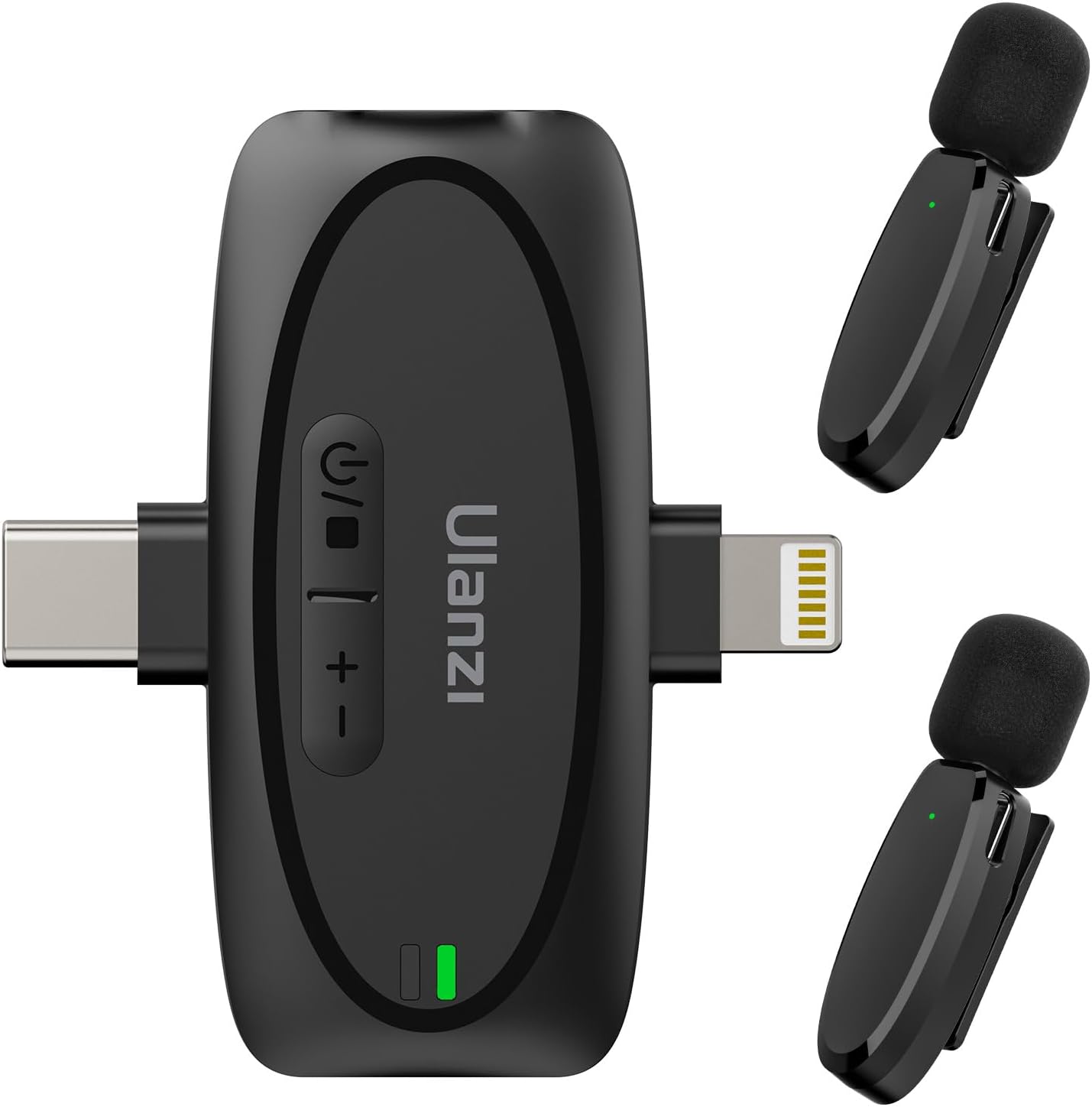 Ulanzi V6 2.4G wireless mic kit 3in1 ( 50 Meter )