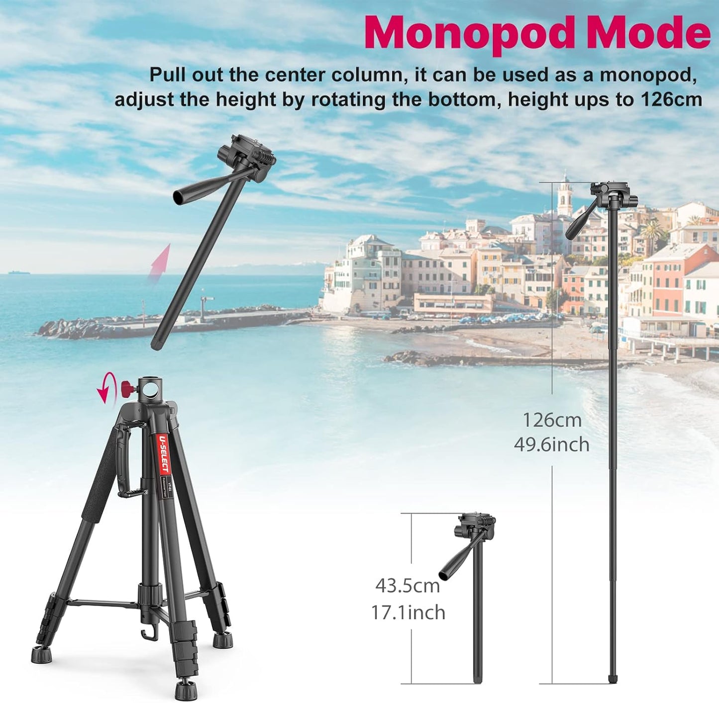 Ulanzi VT-01 DSLR Camera Tripod