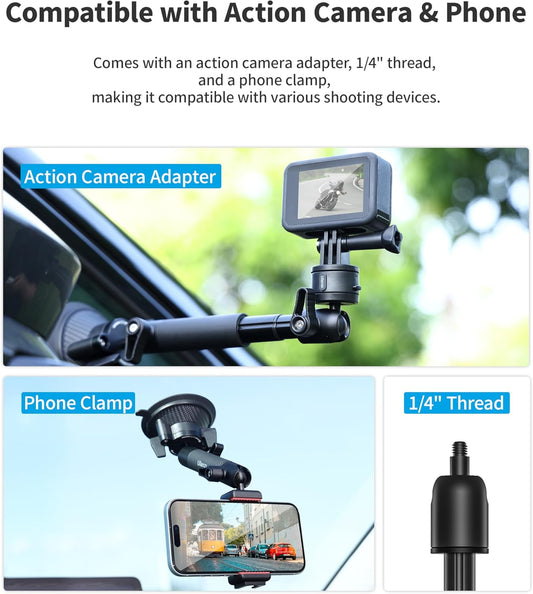 Ulanzi ZJ01 EXtendable Magnetic Suction Cup ( Mobile + SC )