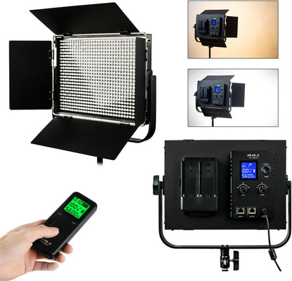 Viltrox VL-D60T Bi-Color (60W) CRI 95+ LED Video Light Panel (3 Pack kit) with U Bracket ( RC ) + 3 Stand + RC + Bag
