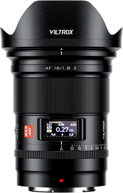 Viltrox 16mm f/1.8 for Nikon DF Z mount