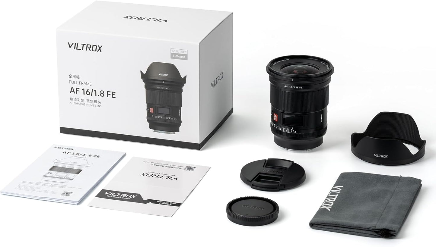 Viltrox 16mm f/1.8 for Sony DF FE Mount
