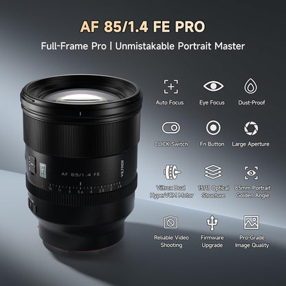 Viltrox 85mm f/1.4 Pro for Sony FE Mount
