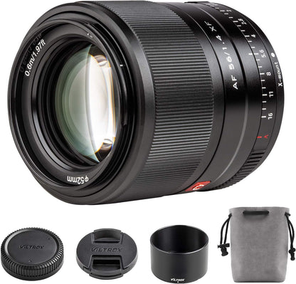 Viltrox APS-C , For Fuji-X Mount , B (Balck) S (Sliver), Auto Focus,56mm F1.4
