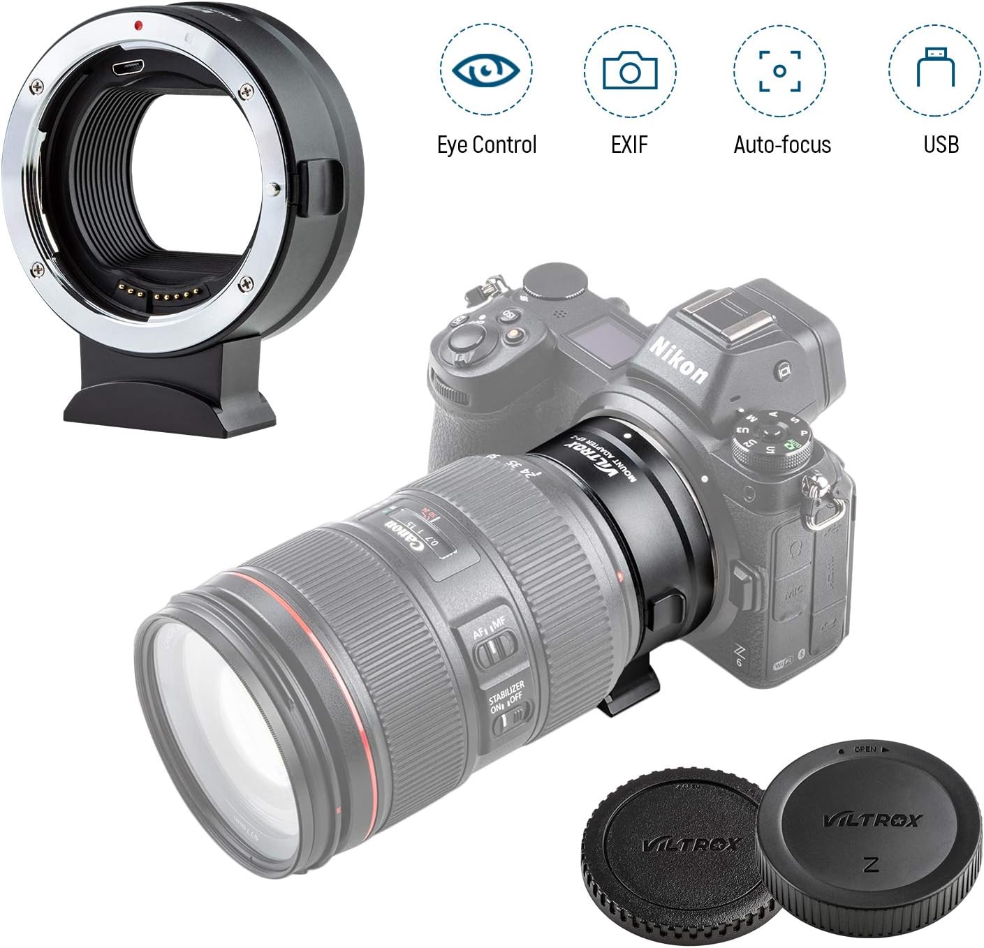 Viltrox Auto Focus Canon EF/EF-S lenses to Nikon Z Cameras