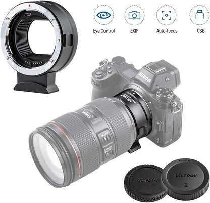 Viltrox Auto Focus Canon EF/EF-S lenses to Nikon Z Cameras