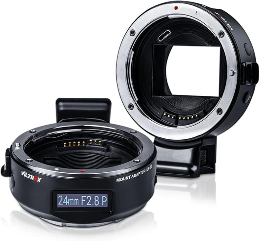 محول عدسات Viltrox بالتركيز التلقائي لعدسات Canon EF/EF-S إلى كاميرات Sony E-Mount