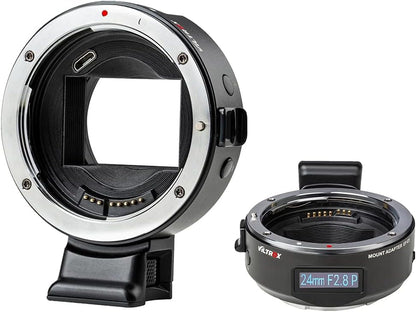 Viltrox Auto Focus OLED display PDAF/CDAFCanon EF/EF-S lenses to Sony E-Mount Cameras