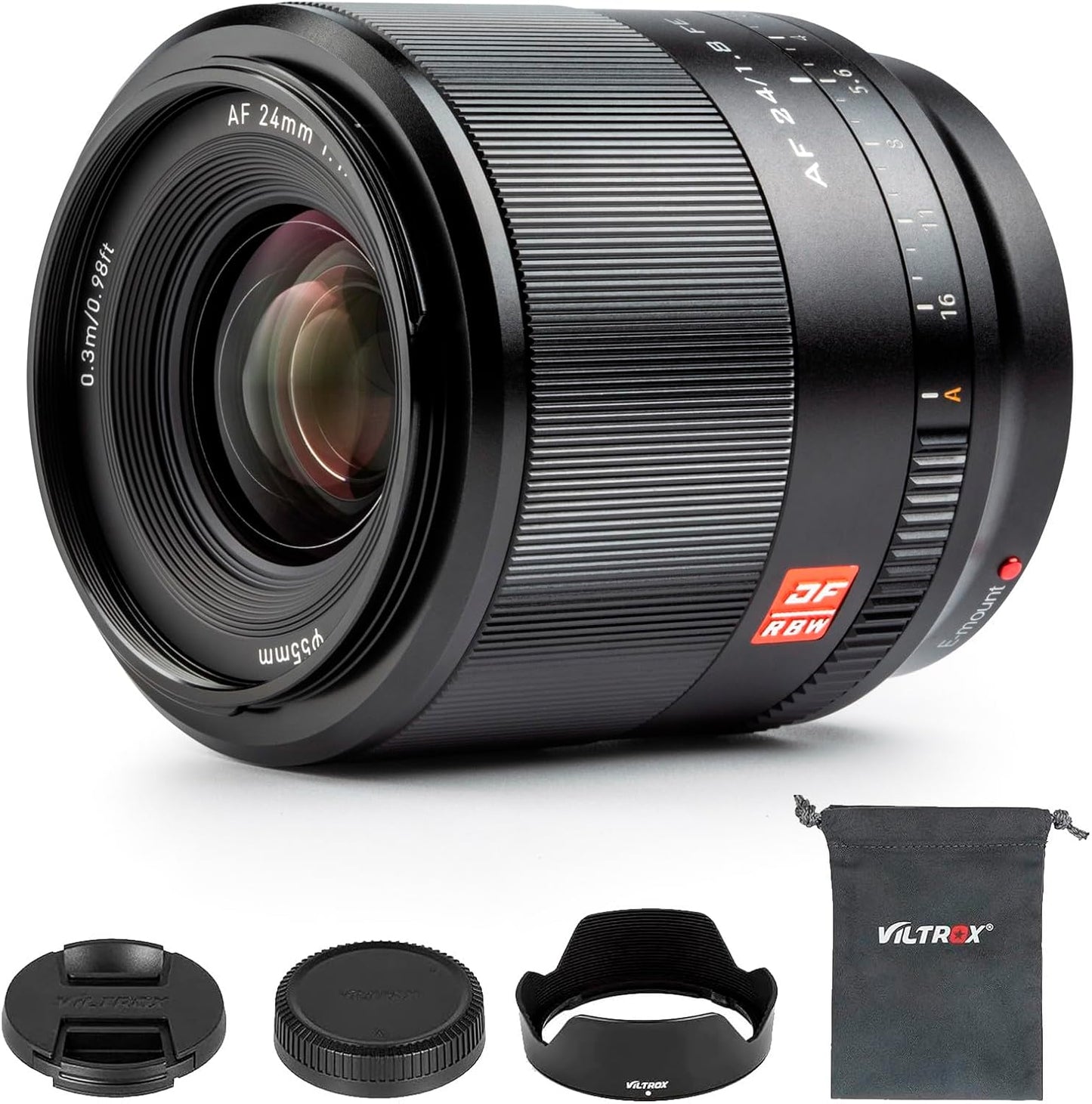 Viltrox Full Frame . For Sony- E Mount .Auto Focus .24mm F1.8