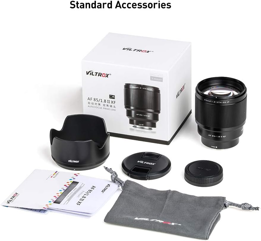 Viltrox Full Frame ,For Fuji-X Mount ,Auto Focus ,85mmF1.8