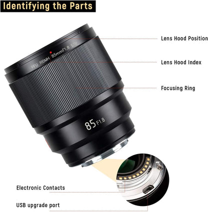 Viltrox Full Frame, Sony-E Mount, Auto Focus, 85mmF1.8