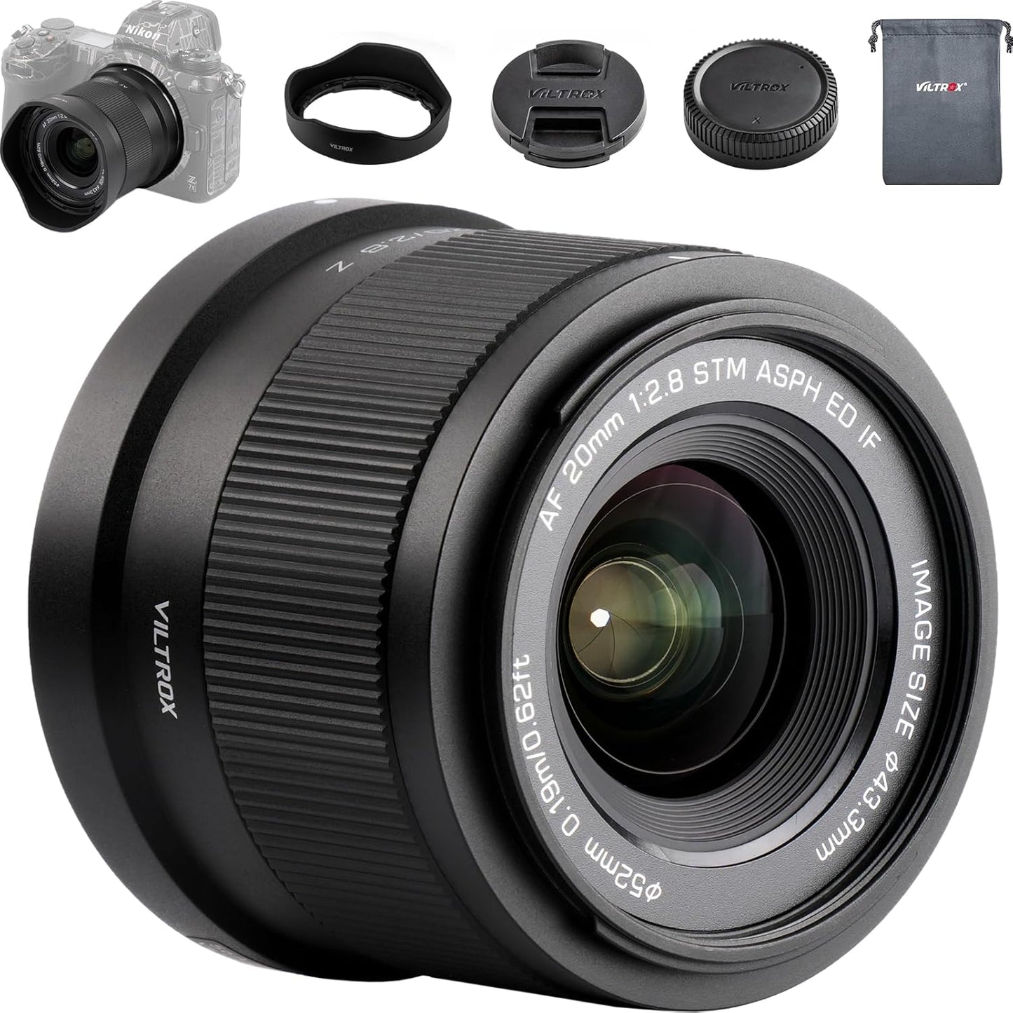Viltrox Full frame,Nikon Z mount,Auto focus, 28mm F2.8