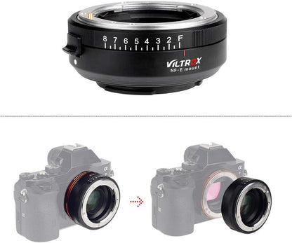 Viltrox Manual Focus 0.71* Nikon F-Mount Lens to Sony-E Mount Cameras