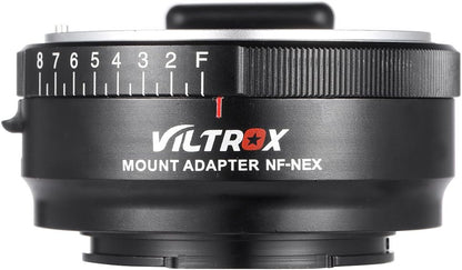 Viltrox Manual Focus Nikon G/F/AI/S/D Lens to Sony E Mount Cameras