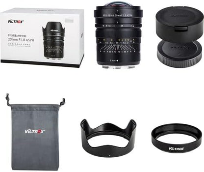Viltrox Nikon Z Mount Lenses , Full Frame Maunal Focus , 20mm F1.8 Cinema lens