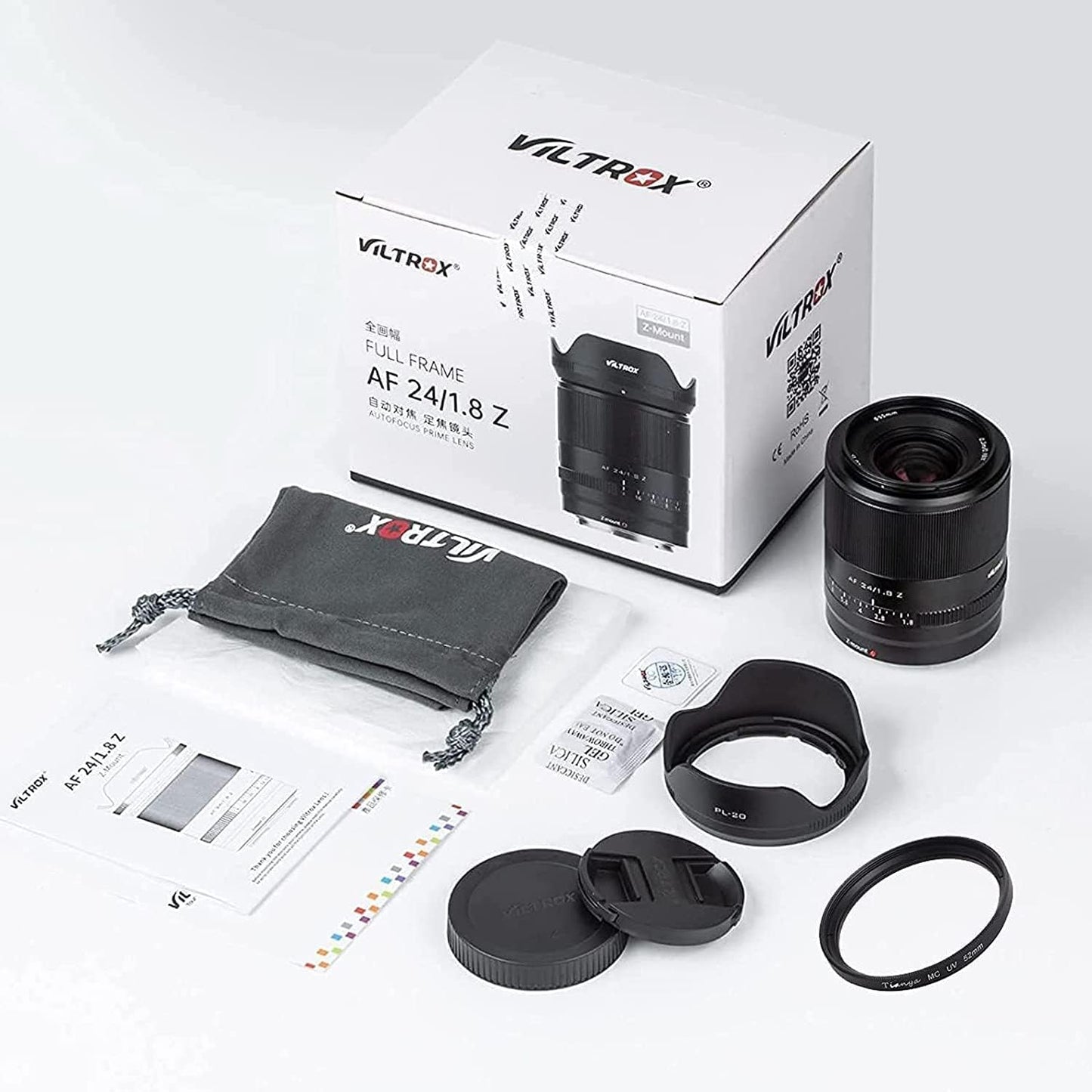 Viltrox Nikon Z Mount Lenses , Full Frame , Auto Focus , 24mm F1.8