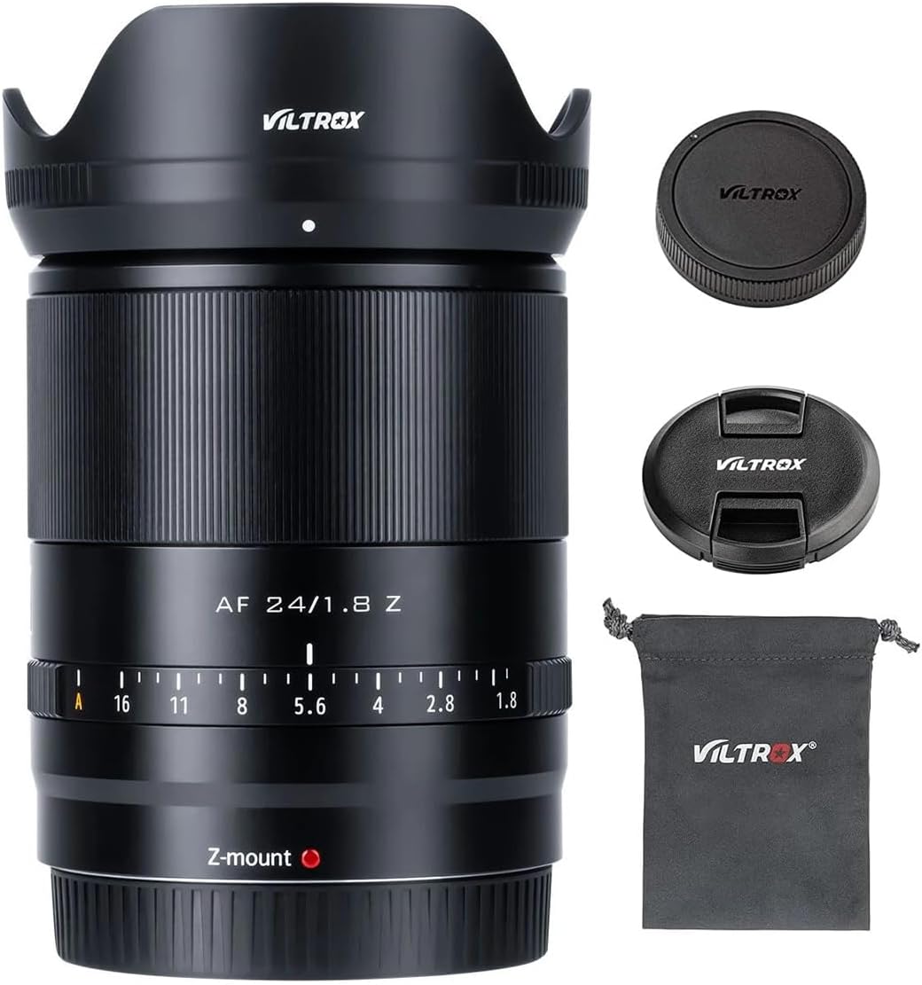 Viltrox Nikon Z Mount Lenses , Full Frame , Auto Focus , 24mm F1.8