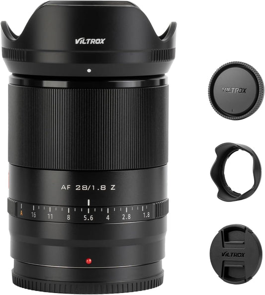 عدسات Viltrox Nikon Z Mount، إطار كامل، تركيز تلقائي، 28 مم F1.8