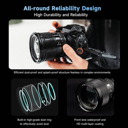 Viltrox Nikon Z Mount Lenses , Full Frame , Auto Focus , 75mm F1.2
