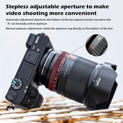 Viltrox Ultra-Wide Angle prime Lens,13mmF1.4,Auto Focus, For Sony E Mount