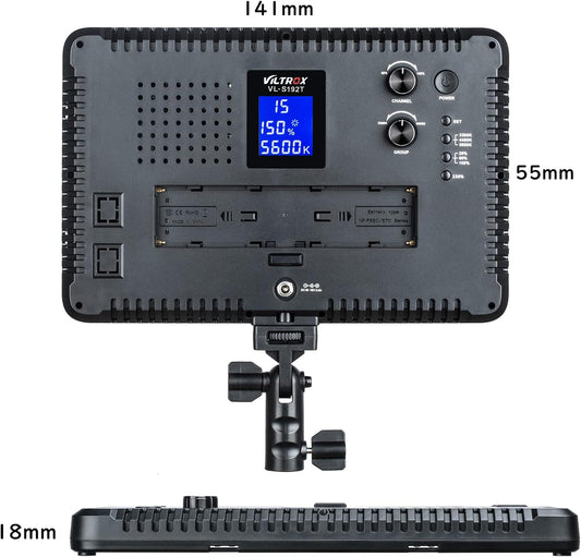 Viltrox VL-S192T Video LED Light Panel (45W) 3300K-5600K CRI 95+ (2 pack kit)