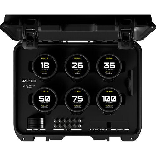 DZOFilm Arles FF/VV Prime Cine 6-Lens Set (ARRI PL)