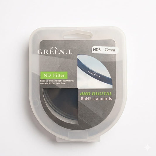 Green.L ND8 72mm – Neutral Density Filter