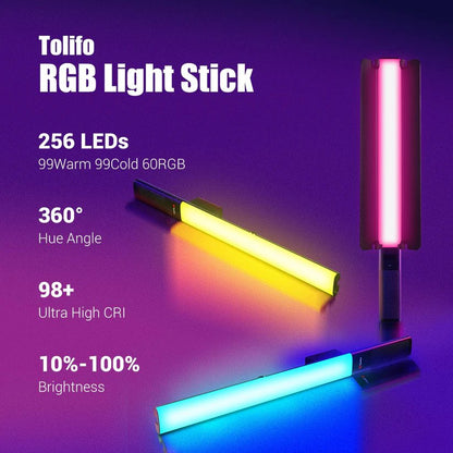 Tolifo ST-20RGB LED Light Wand