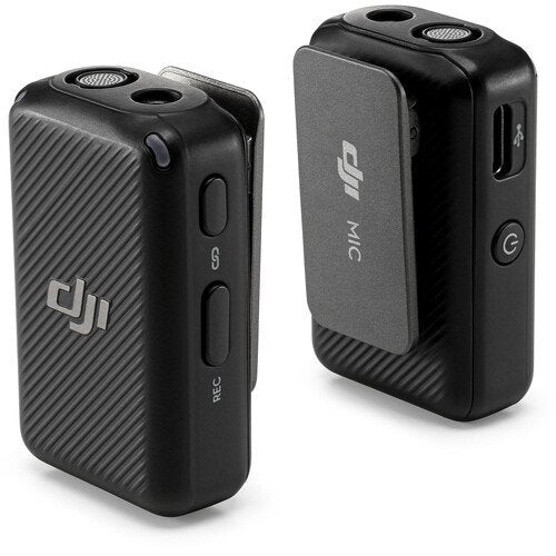 DJI Mic Version 1/2-Person Compact Digital Wireless Microphone System/Recorder for Camera & Smartphone (2.4 GHz)