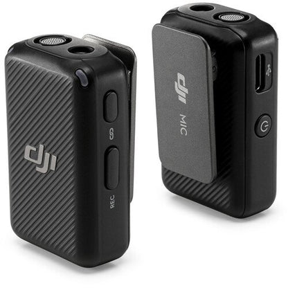 DJI Mic Version 1/2-Person Compact Digital Wireless Microphone System/Recorder for Camera & Smartphone (2.4 GHz)