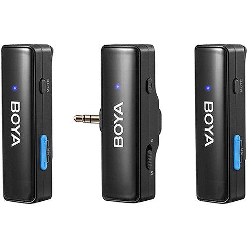 BOYA BOYALINK 2-2-Person All-in-One Wireless Microphone System with Interchangeable Connectors (2.4 GHz)