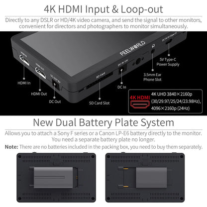 FeelWorld F6 Plus 4K HDMI Monitor