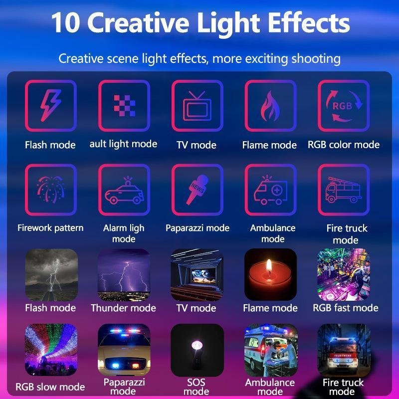 Sutefoto TP50 RGB APP Full Color Panel Light