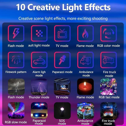 Sutefoto TP50 RGB APP Full Color Panel Light