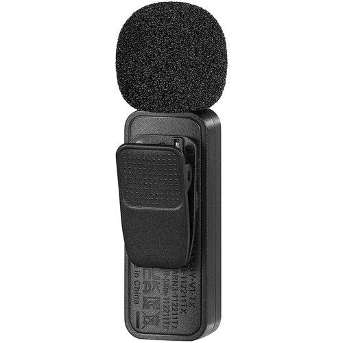 BOYA BY-V1 (SOLO) Ultracompact Wireless Microphone System with Lightning Connector for iOS Devices (2.4 GHz – Black)