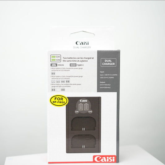 Caisi Double Charger CS-NP-FW50
