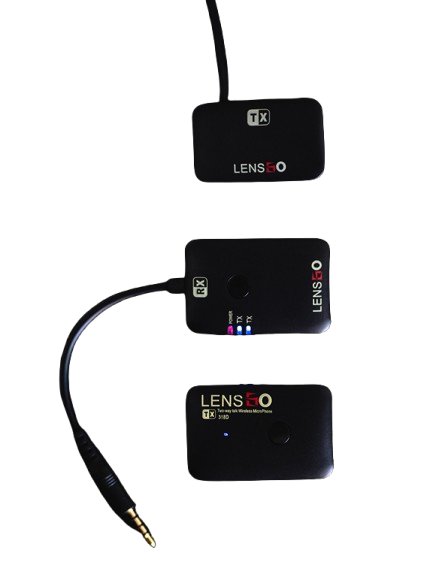 LENSGO 318D Full Duplex call wireless microphone 1V2