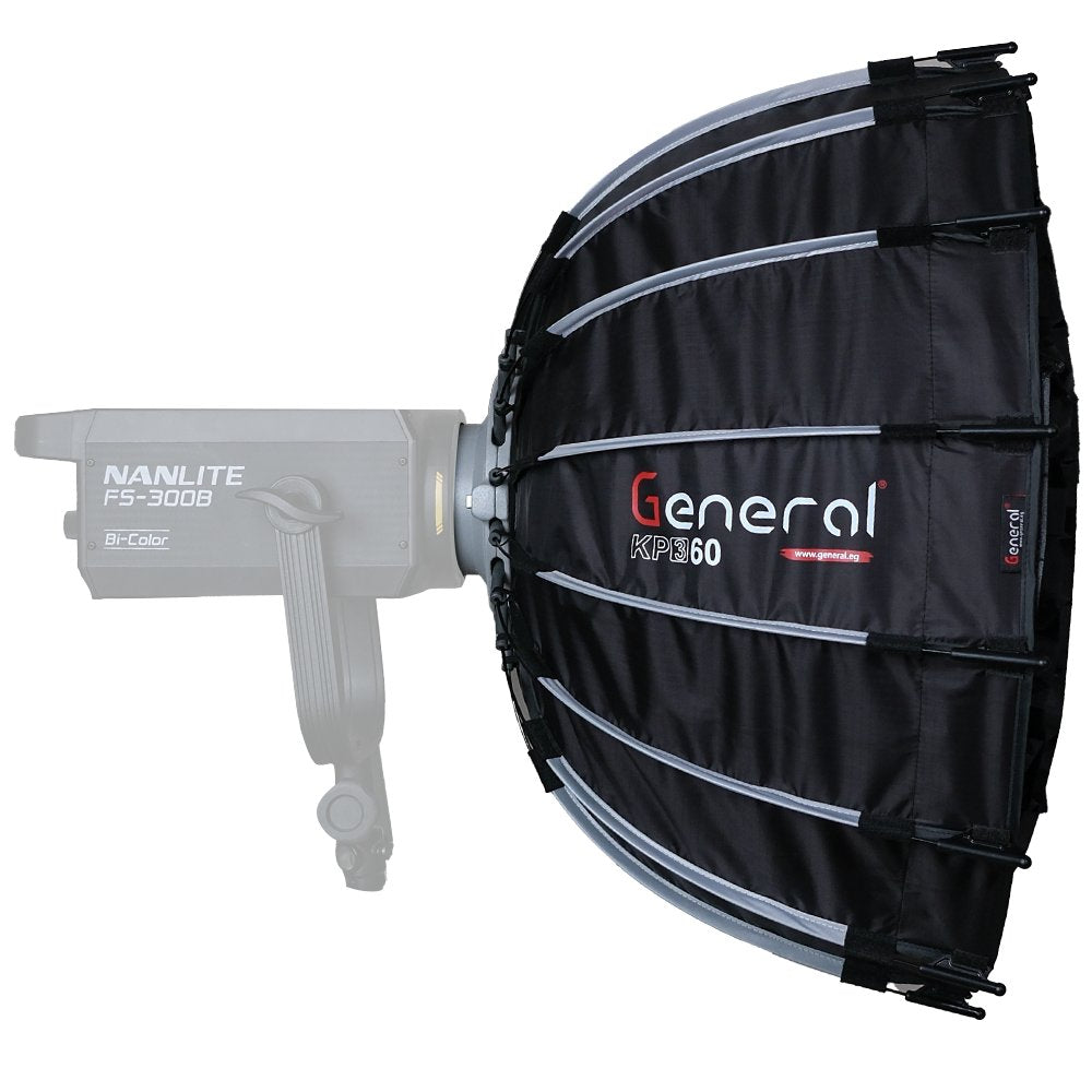 General KP3 60cm Parabolic Softbox with Grid