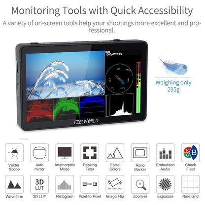 FeelWorld F6 Plus 4K HDMI Monitor