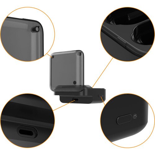 Comica Audio Vimo S UC 2-Person Wireless Microphone System with USB-C Connector for Mobile Devices (Black, 2.4 GHz)