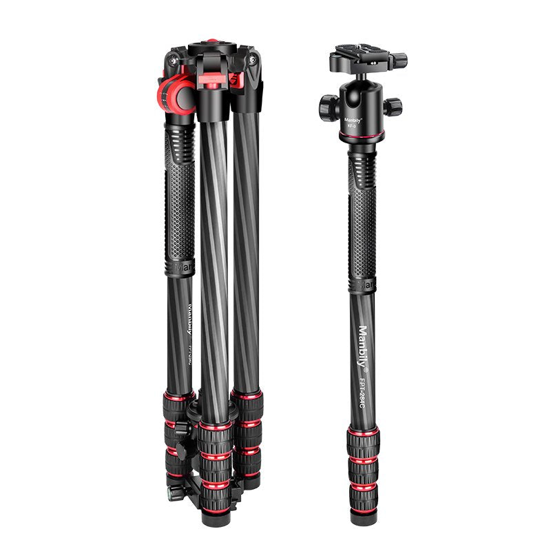 Manbily FPT-284C Carbon Fiber Tripod For Digital Camera