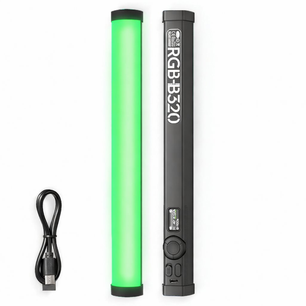Sidande RGB B320 Handheld 32CM RGB LED Video Light with Bluetooth Control