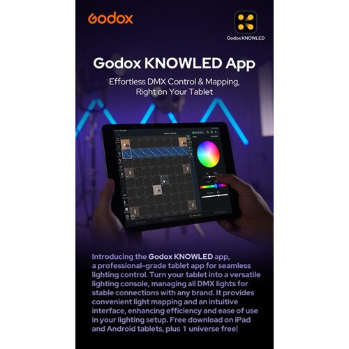 Godox AT200Bi KNOWLED Air Bi-Color LED Tube Light (4′)