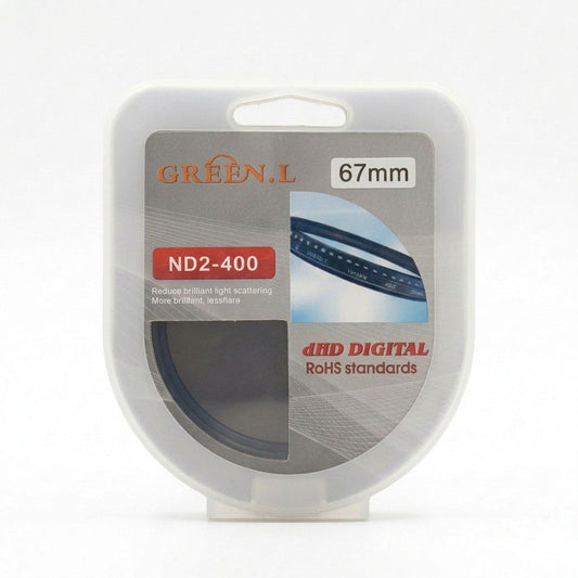 Green.L ND2–400 67mm – Variable Neutral Density Filter